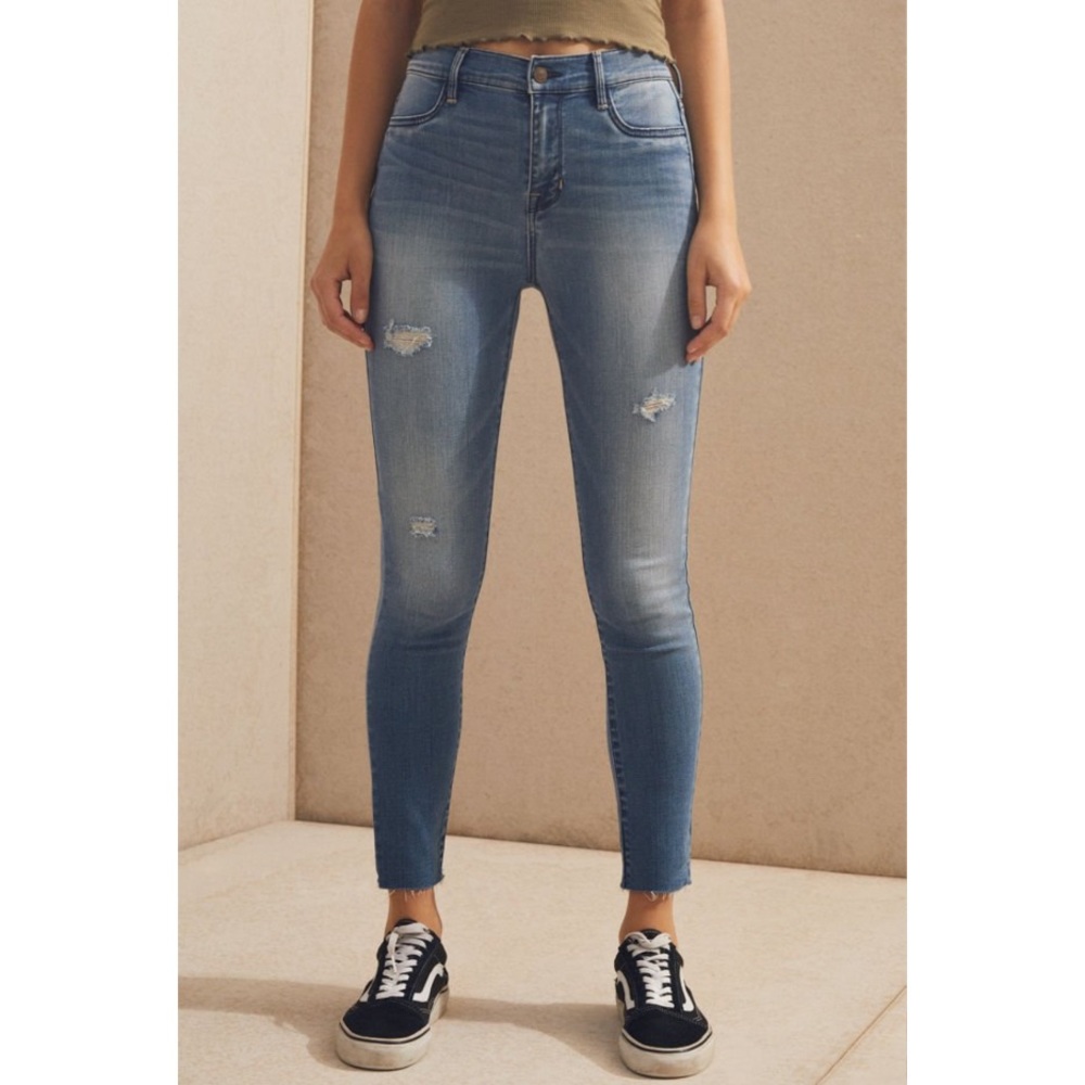 PacSun Allan Blue High Rise Ankle Jean Jeggings